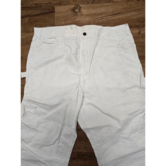 Dickies Sherwin Williams Mens 40x32 Painter Pants White Workwear Utility - Picture 4 of 16